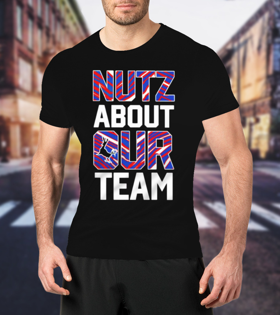 Wingnuts Nutz About Our Team Buffalo Stripes T-Shirt