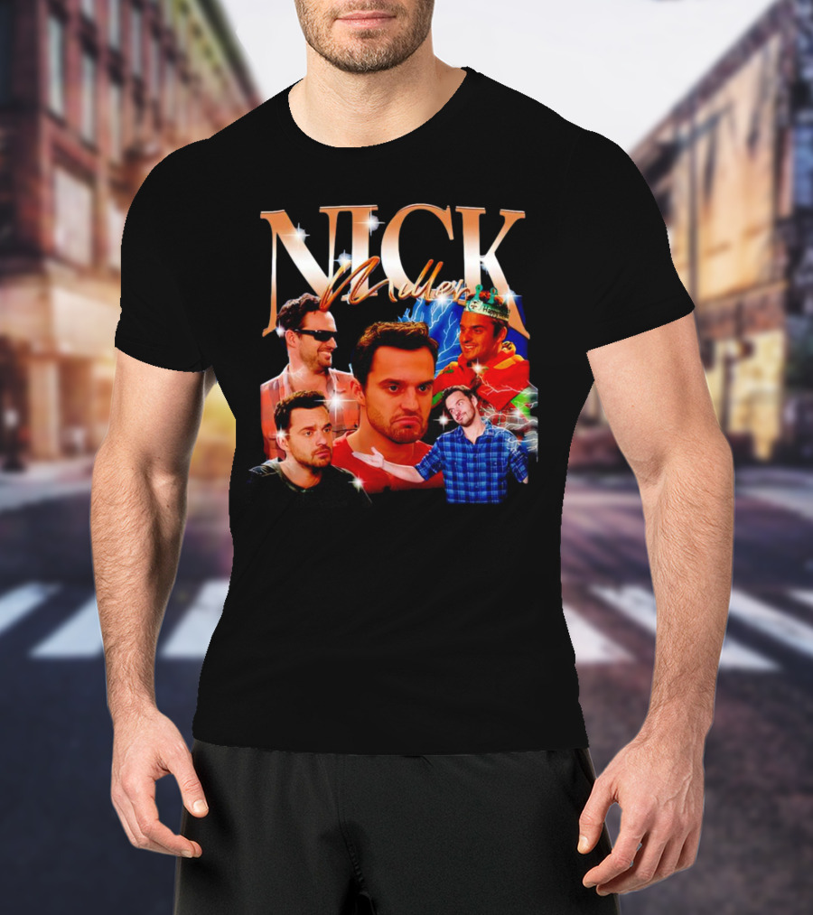 Nick Miller 90s Collage T-Shirt