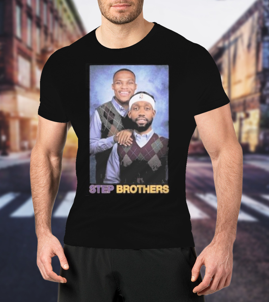 Lakers Westbrook Beverly Step Brothers T-Shirt