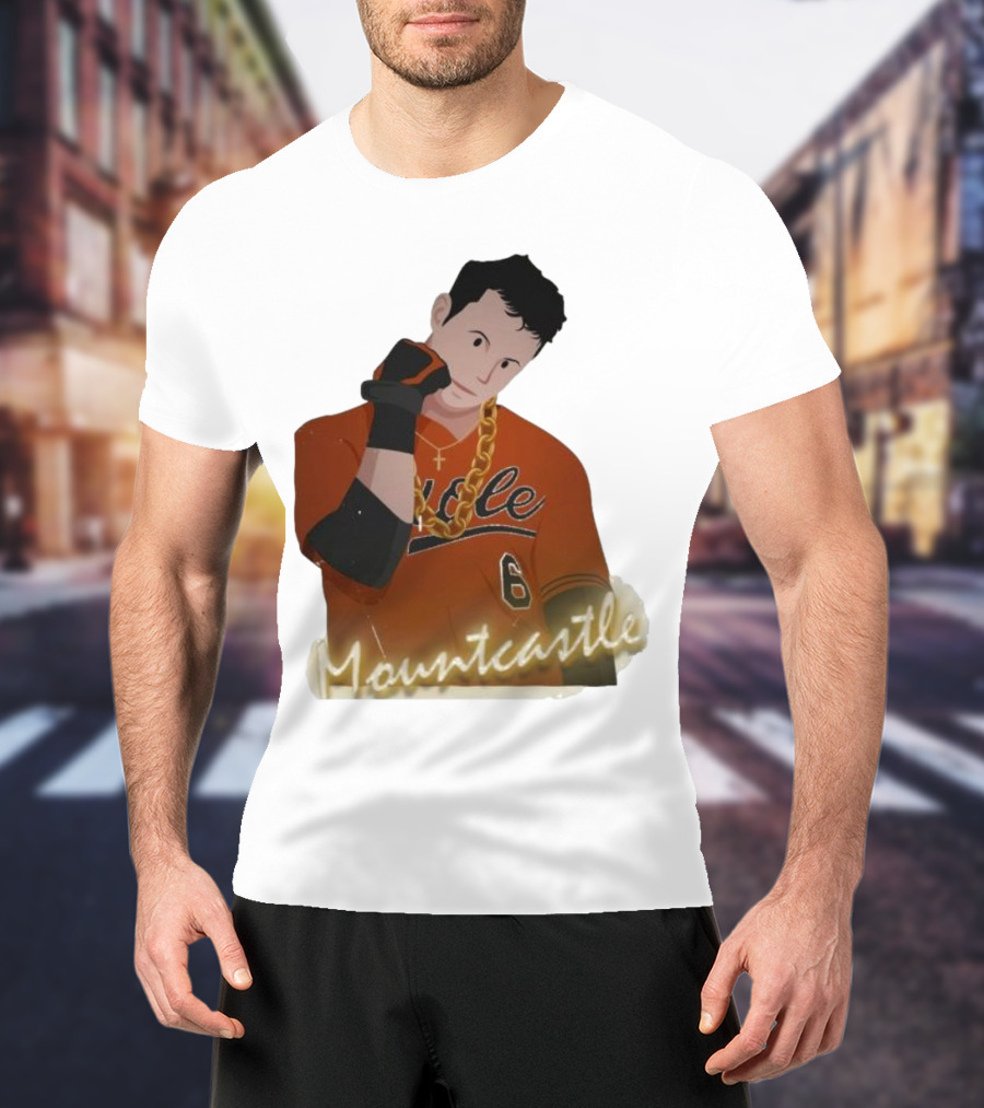 Mountcastle Neon Ryan Mountcastle Orioles Jersey Number Six T-Shirt