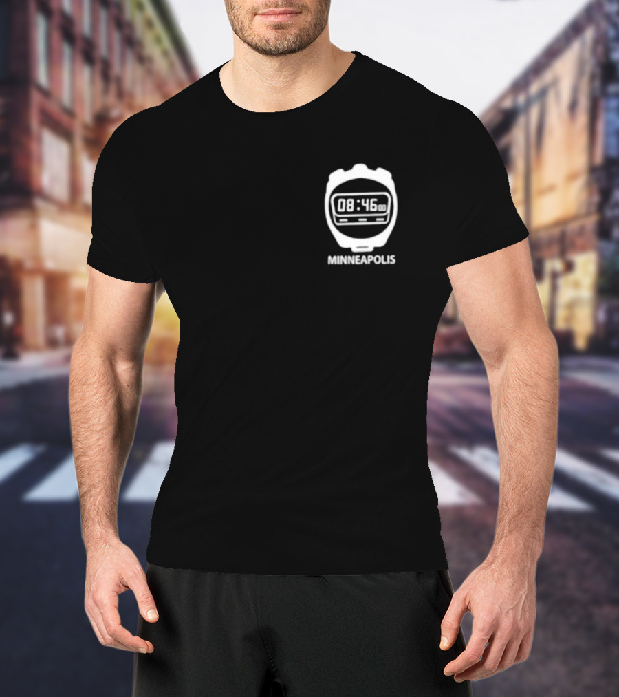 08:46 Stopwatch Symbol Minneapolis T-Shirt