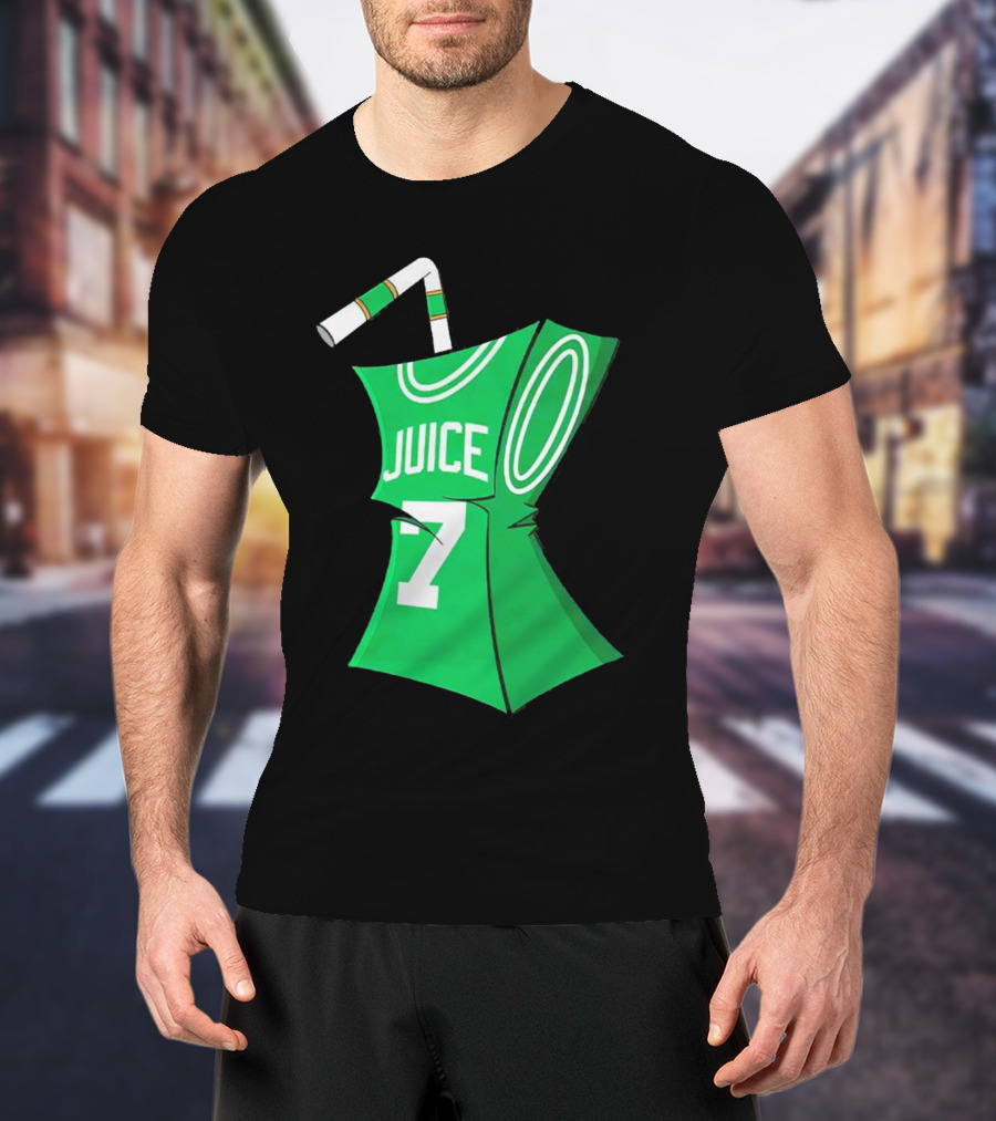 Juice Number 7 Jaylen Brown Boston Celtics Jersey T-Shirt