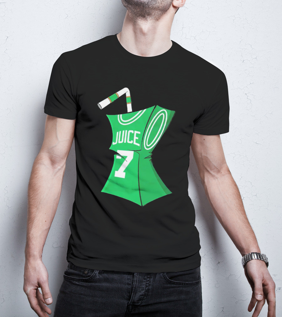 Juice Number 7 Jaylen Brown Boston Celtics Jersey T-Shirt