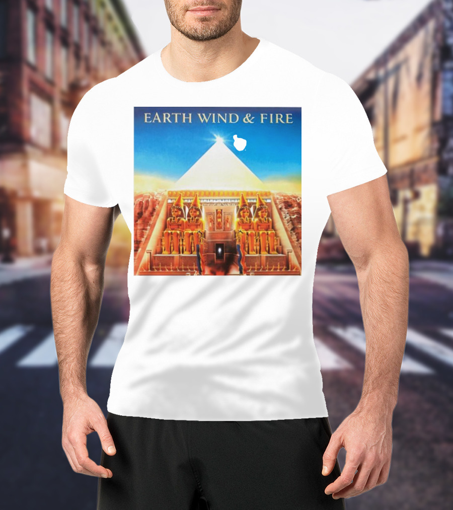 Earth Wind And Fire Pyramid And Sphinx T-Shirt