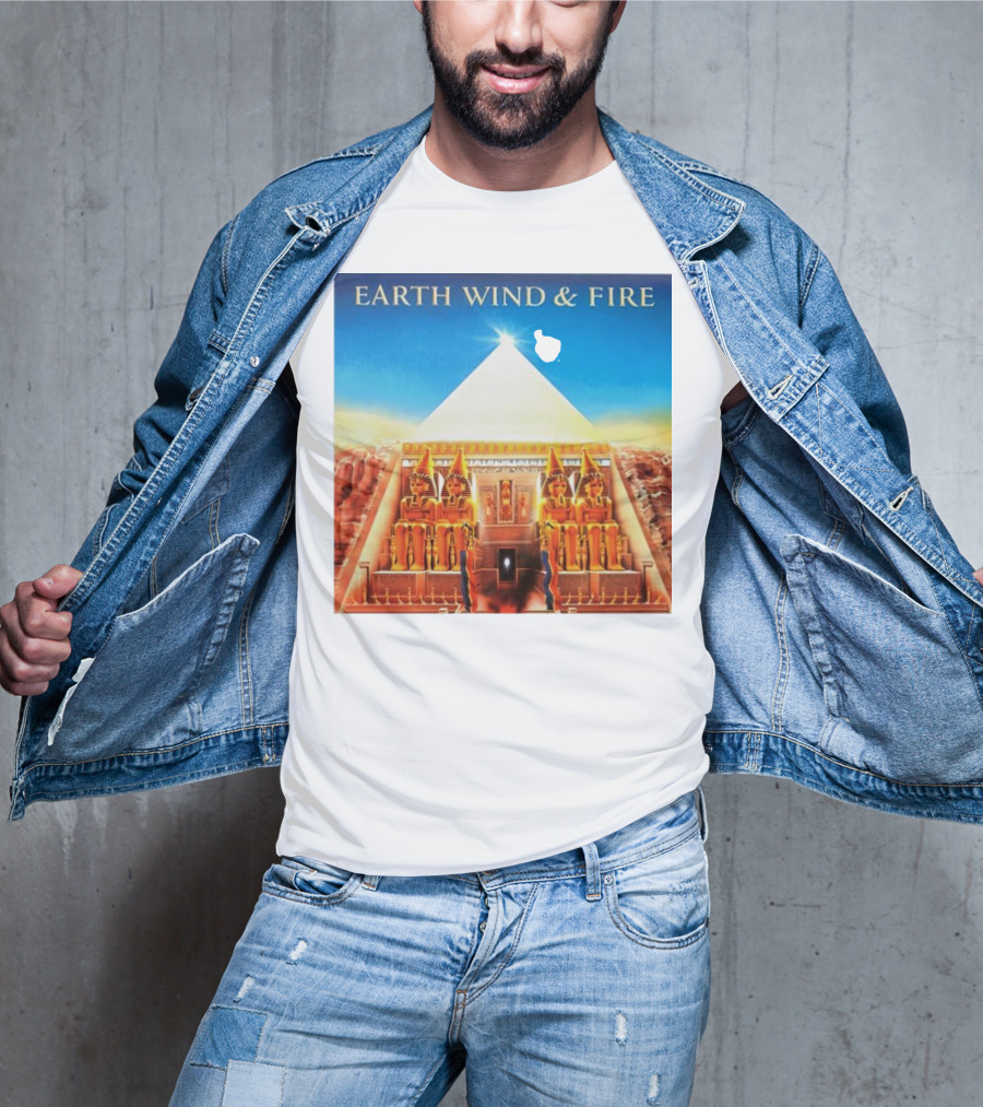 Earth Wind And Fire Pyramid And Sphinx T-Shirt
