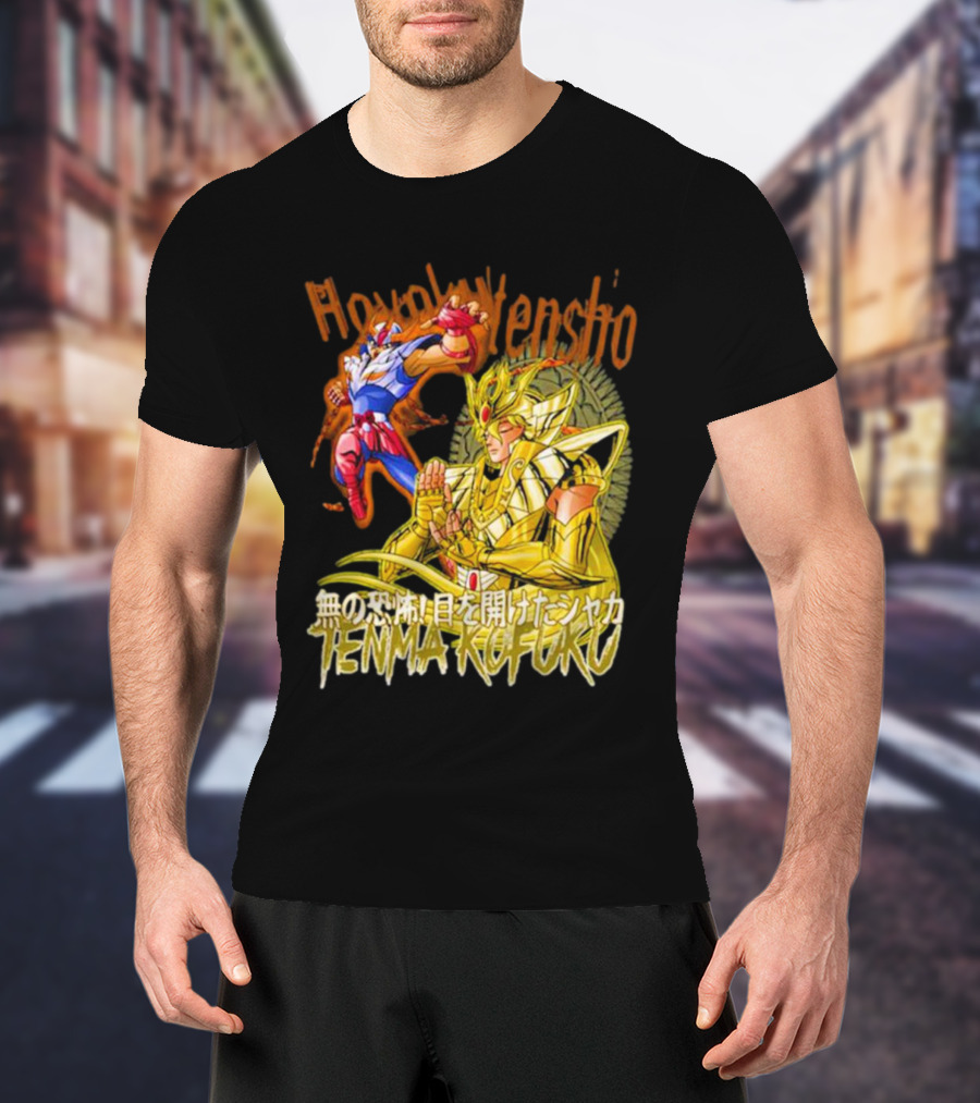 Phoenix Ikki Tenma Kofuku Action Scene Hyaku Ren Sho Saint Seiya T-Shirt