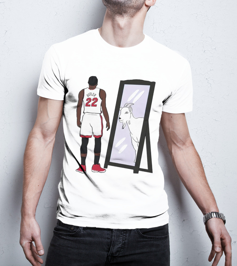 Jimmy Butler 22 Mirror Reflection Goat T-Shirt