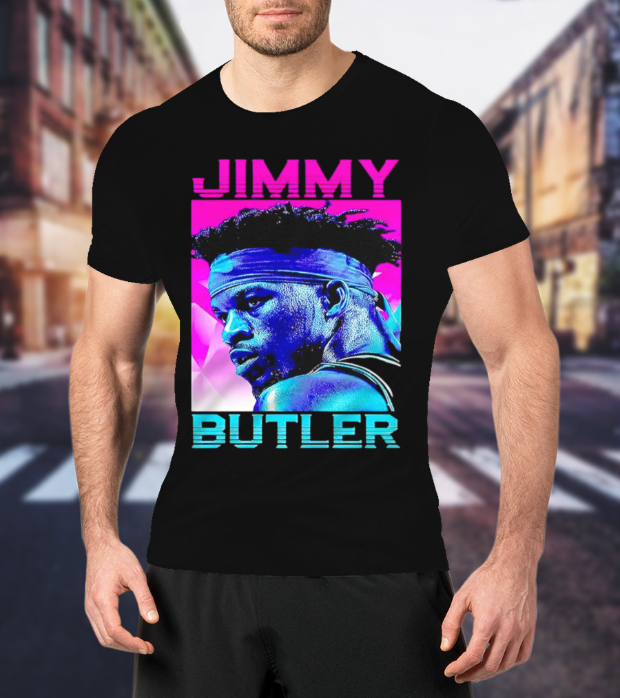 Jimmy Butler Retro Neon T-Shirt