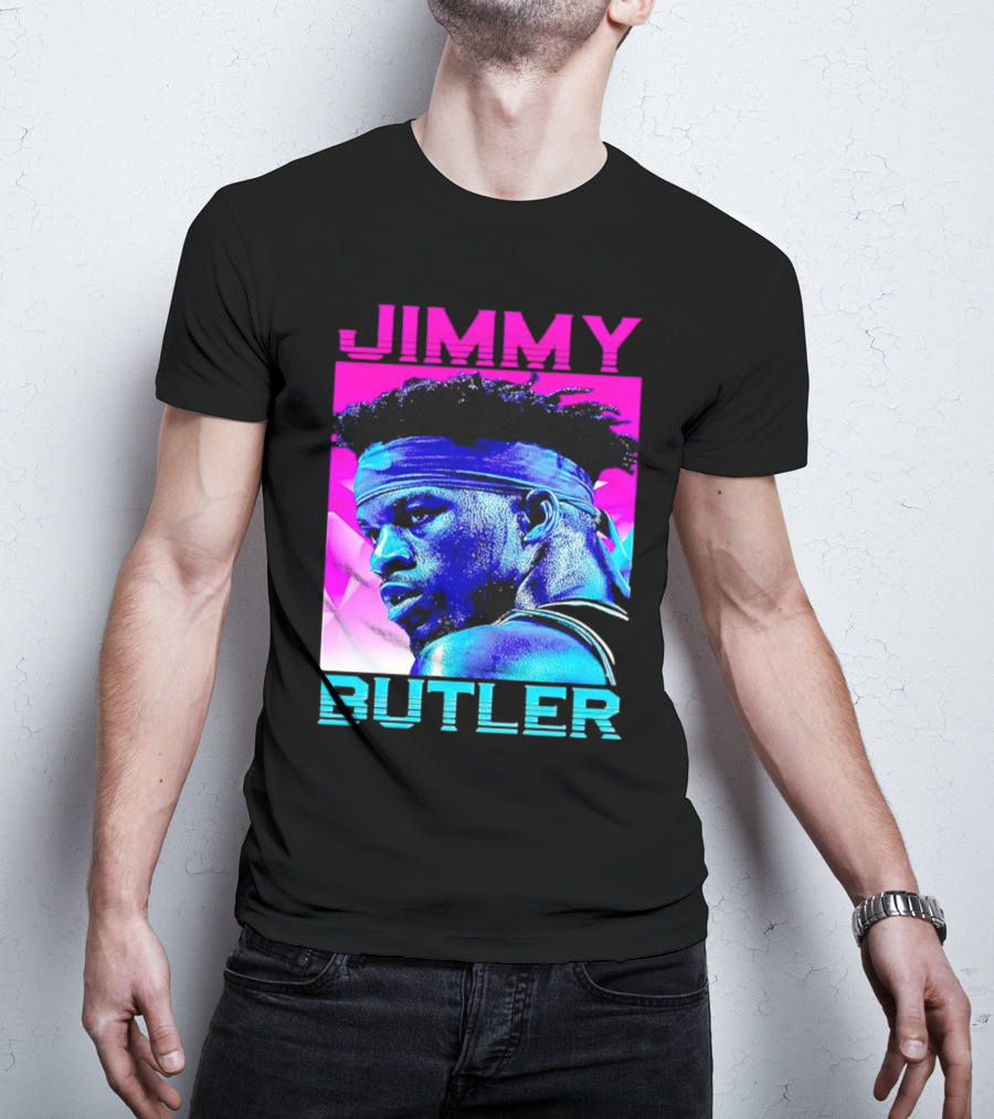 Jimmy Butler Retro Neon T-Shirt