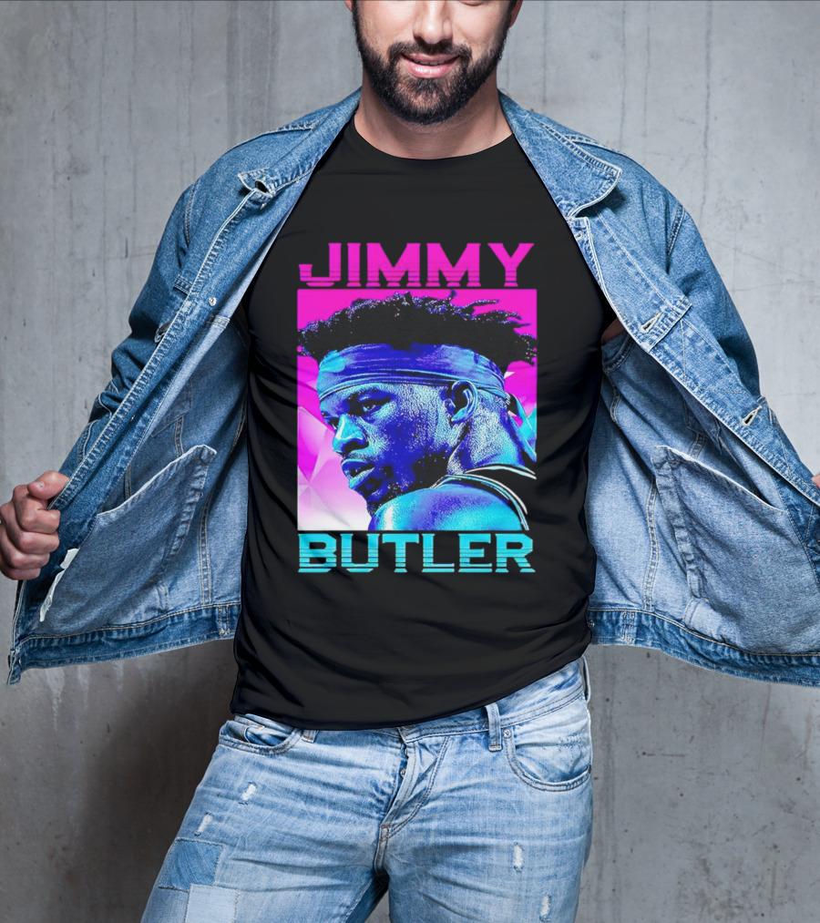 Jimmy Butler Retro Neon T-Shirt
