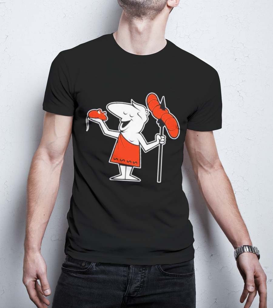 Shark Robot Little Zach Flintstones Dino Mouse Spear T-Shirt