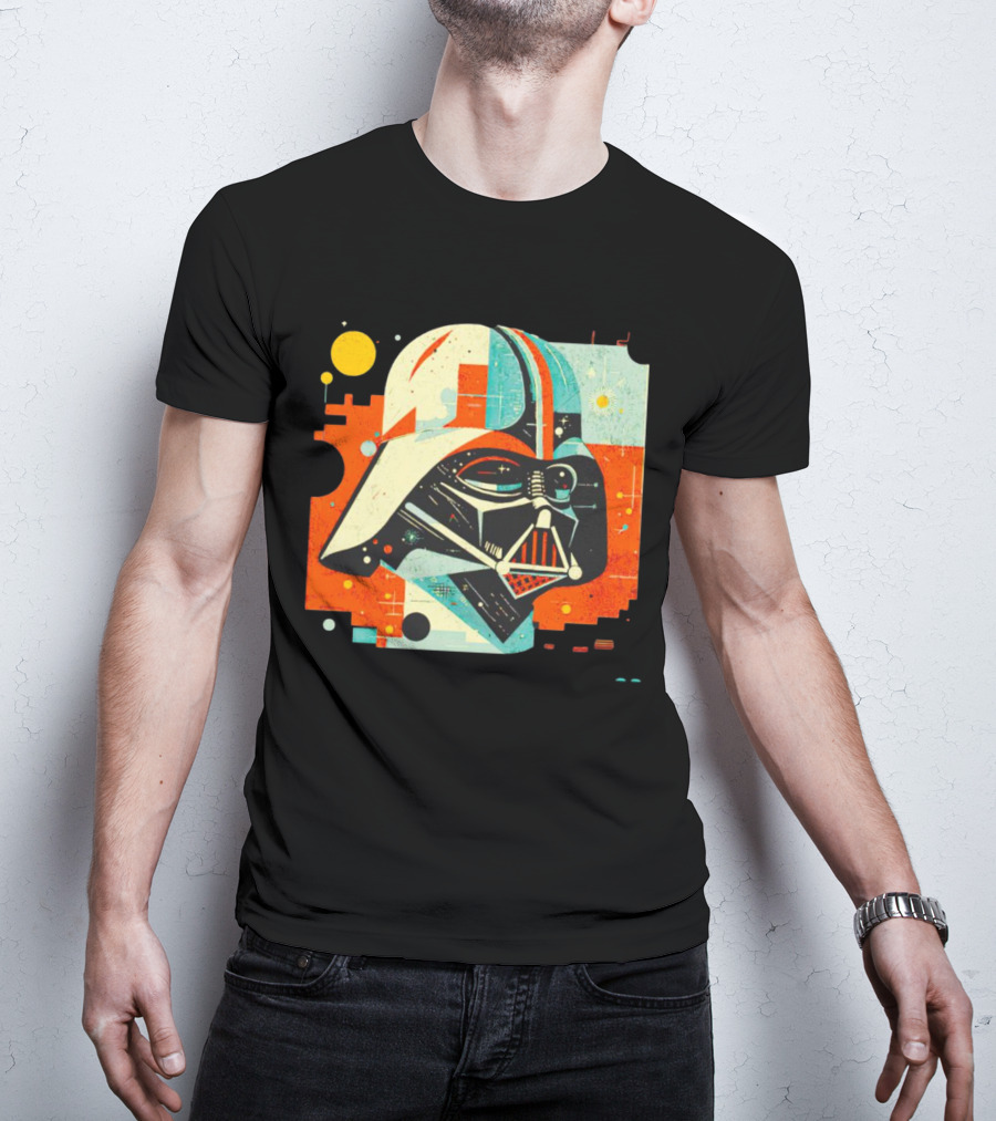 Darth Vader Dark Helmet Pop Art Retro T-Shirt
