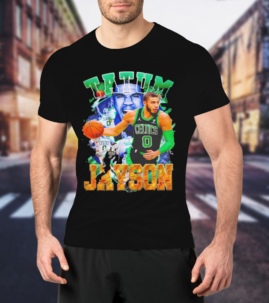 Tatum Celtics Jayson Basketball Star T-Shirt