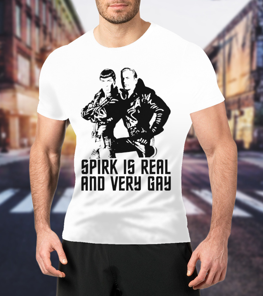 Spirk Is Real And Very Gay Star Trek T-Shirt