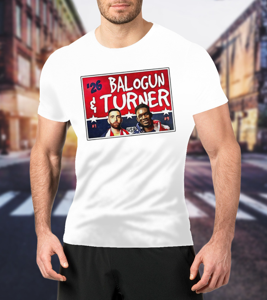 '26 Balogun Turner USA #1 #9 T-Shirt