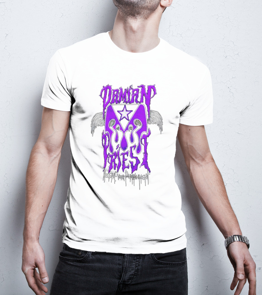 Damian Priest Receive Your Punishment Wings Star Iconic T-Shirt