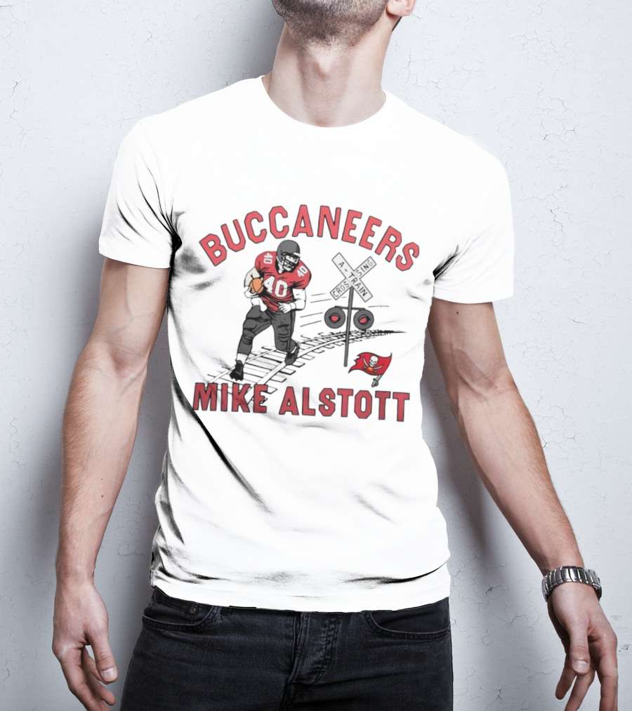 Buccaneers Mike Alstott A-Train Crossing T-Shirt