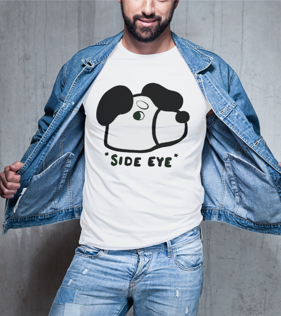 Side Eye Dog Face T-Shirt
