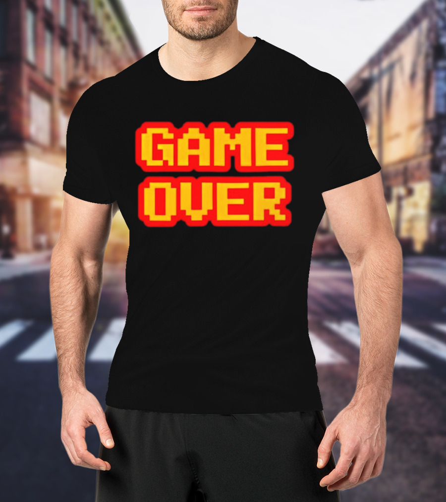 Keith Gill Game Over Retro Pixelated T-Shirt