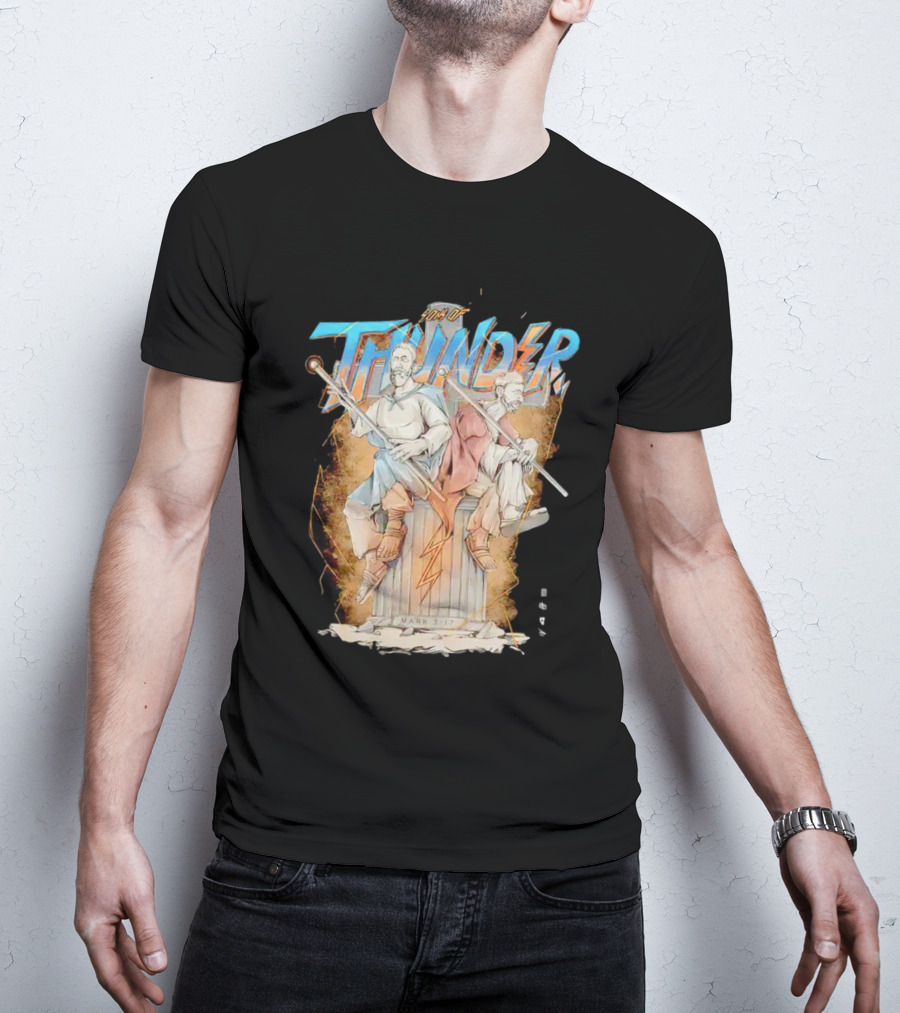 Sons Of Thunder Mark 3:17 Lightning And Warriors T-Shirt