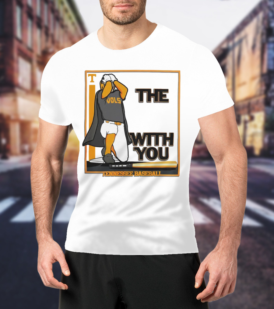 Tennessee Volunteers Baseball May The Vols Be With You T-Shirt