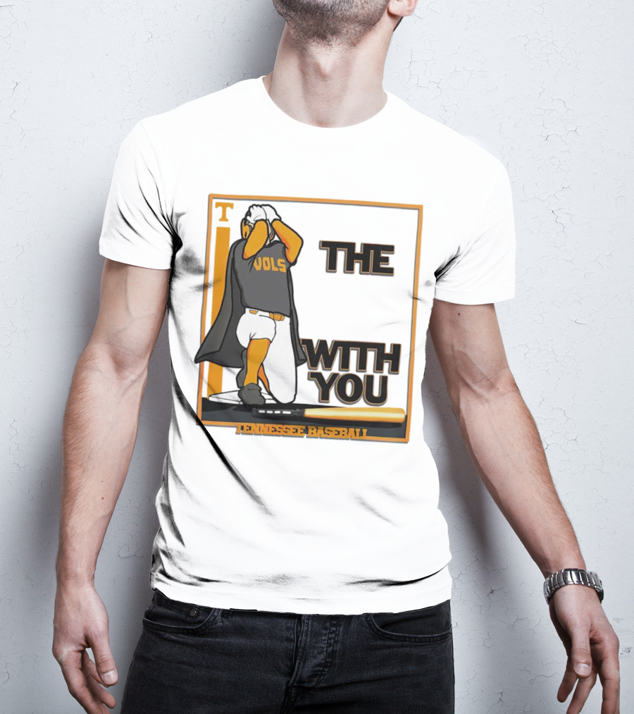Tennessee Volunteers Baseball May The Vols Be With You T-Shirt