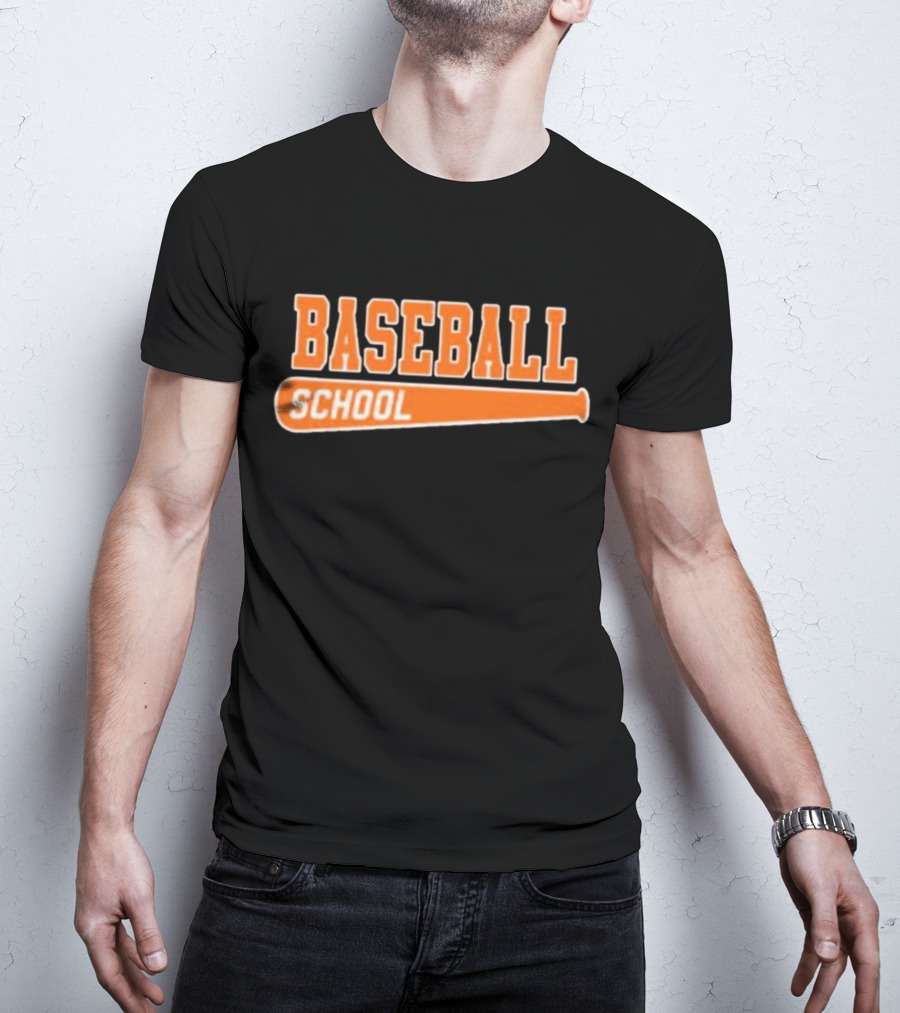Baseball School Bat O's T-Shirt