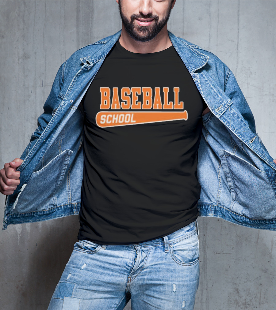 Baseball School Bat O's T-Shirt