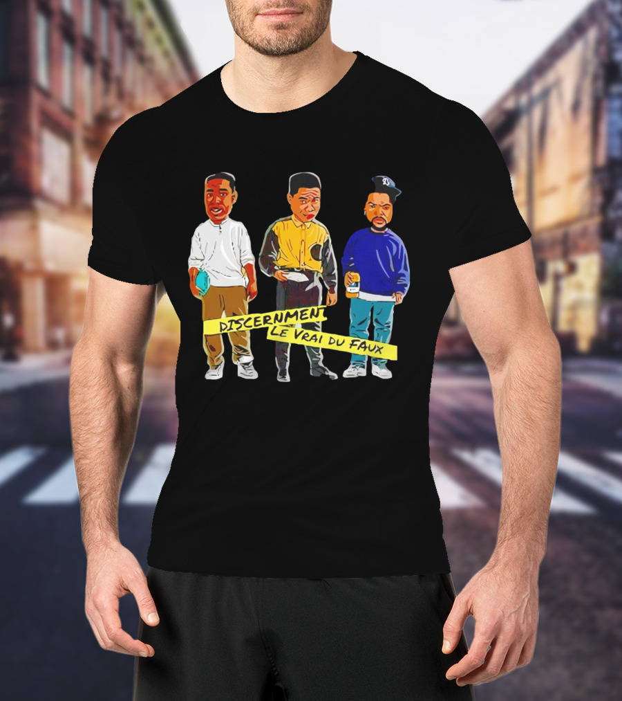 Discernment Le Vrai Du Faux Trio Iconic Figures T-Shirt