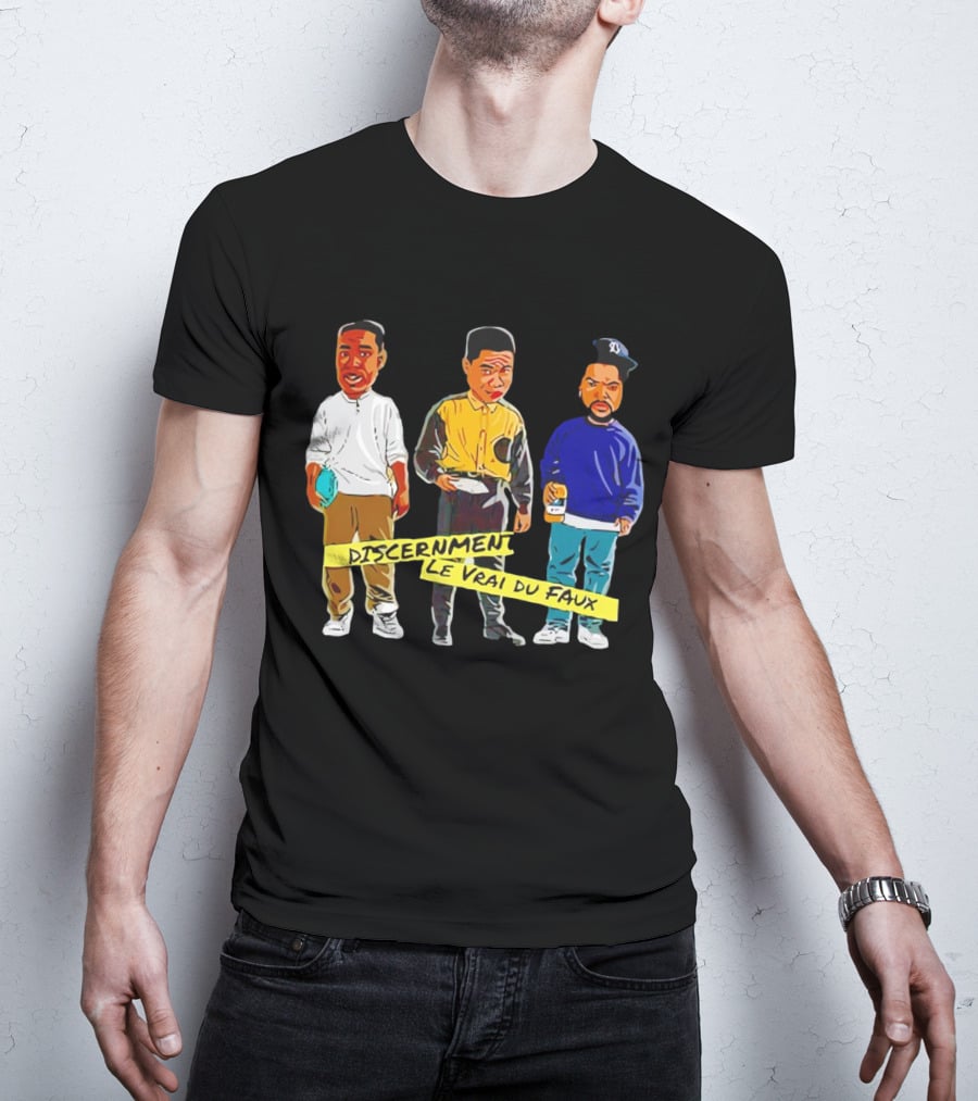 Discernment Le Vrai Du Faux Trio Iconic Figures T-Shirt