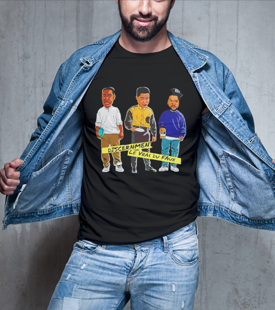 Discernment Le Vrai Du Faux Trio Iconic Figures T-Shirt