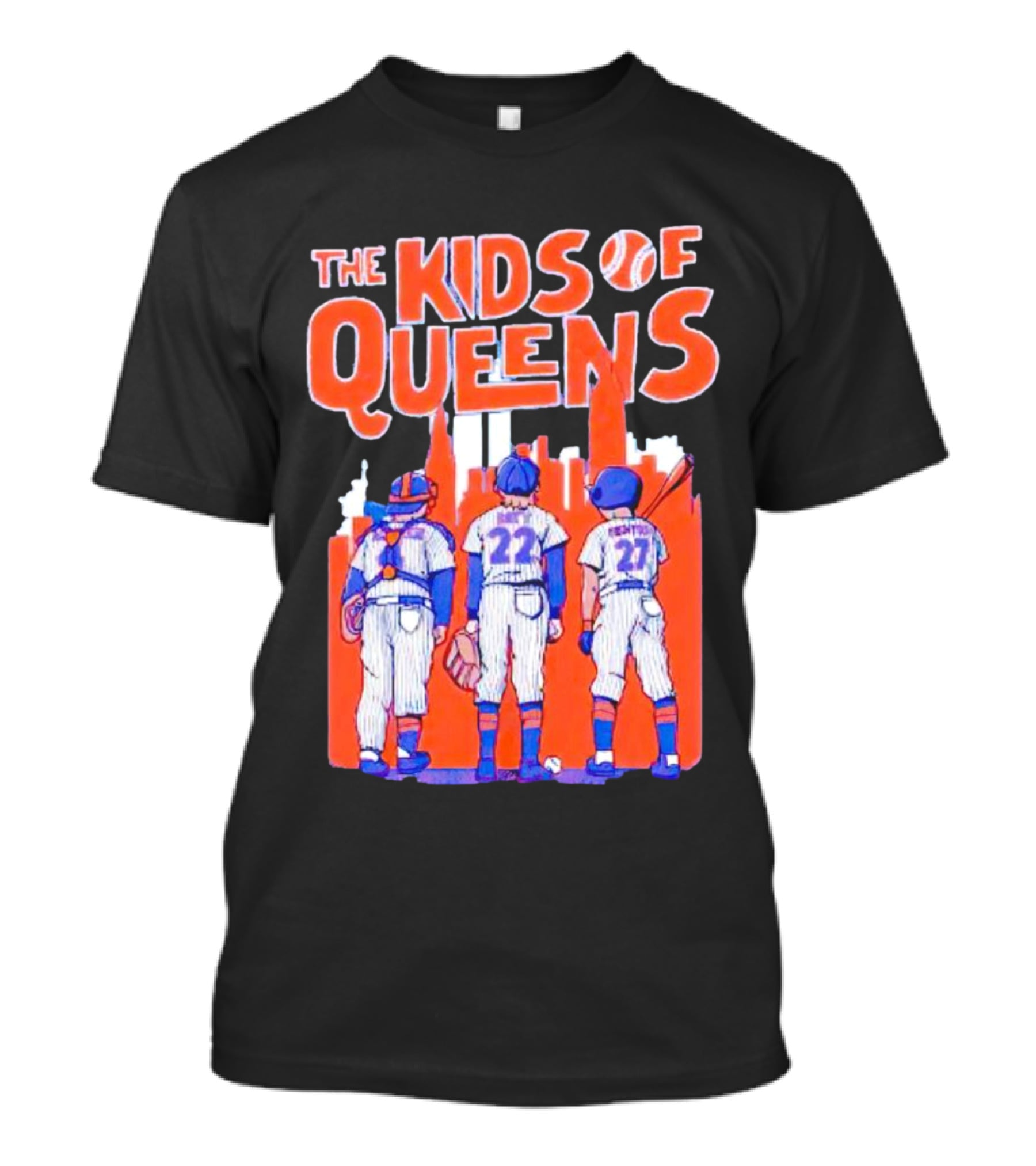 Francisco Alvarez Brett Baty Mark Vientos The Kids Of Queens New York Mets Players T-Shirt