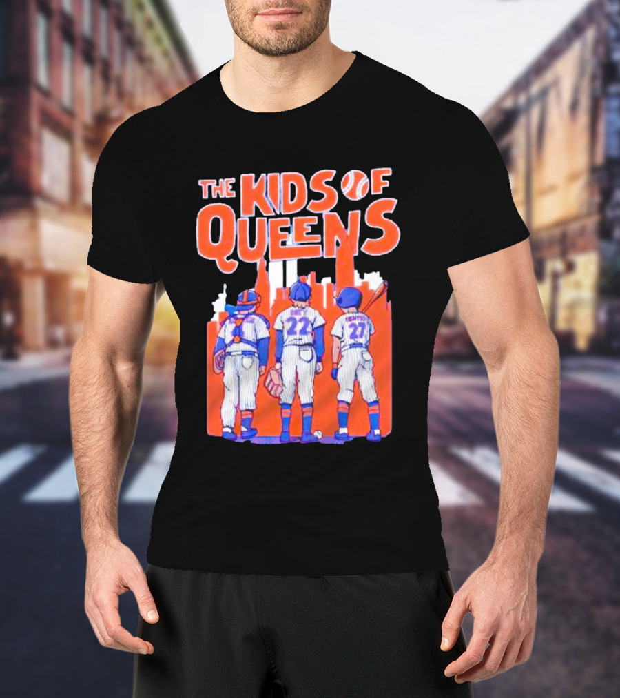 Francisco Alvarez Brett Baty Mark Vientos The Kids Of Queens New York Mets Players T-Shirt