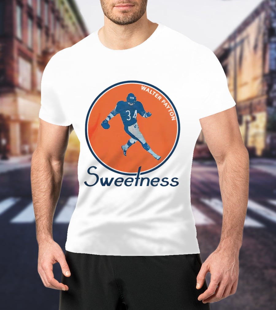 Walter Payton Sweetness Chicago Bears Chitown Football T-Shirt