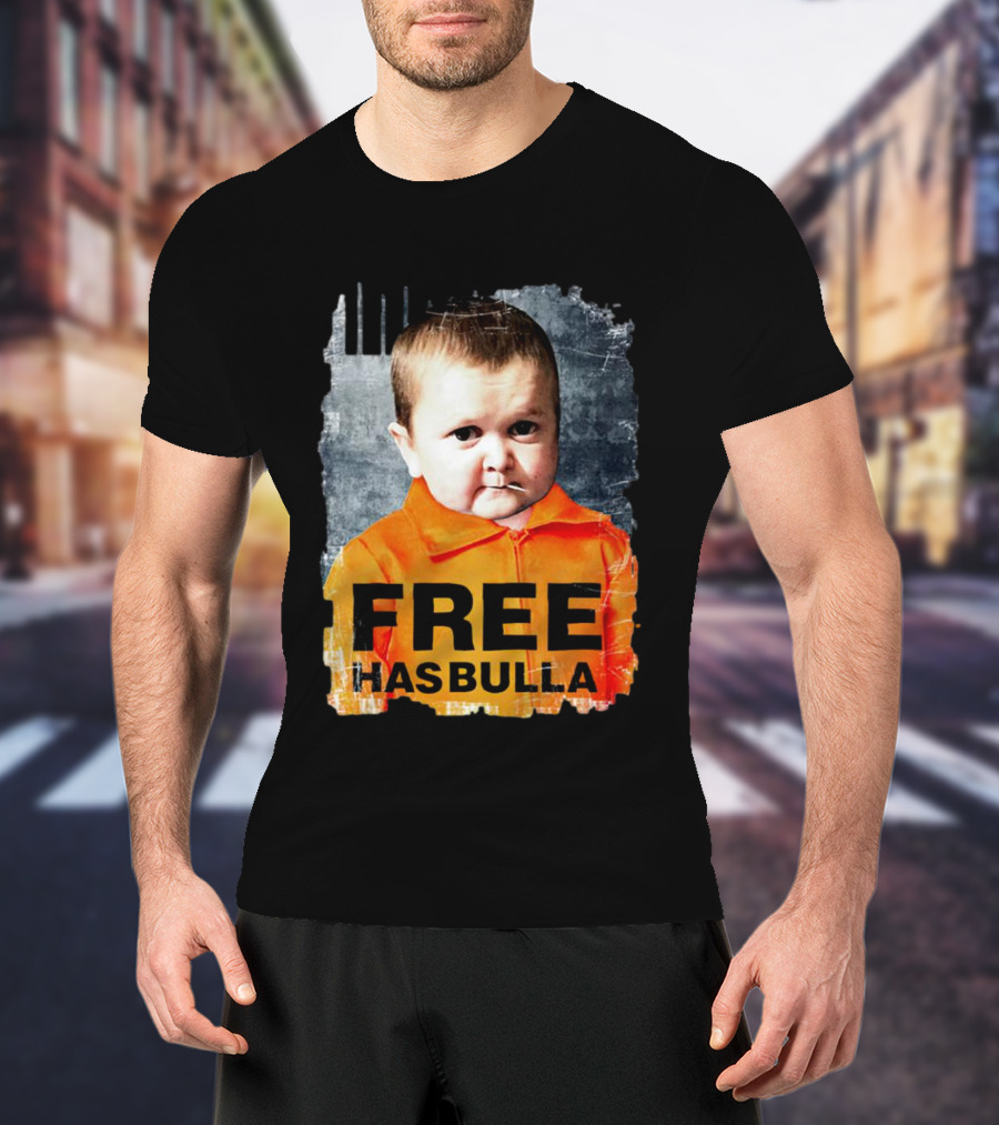 Hasbulla Magomedov Free Hasbulla Orange Jumpsuit T-Shirt