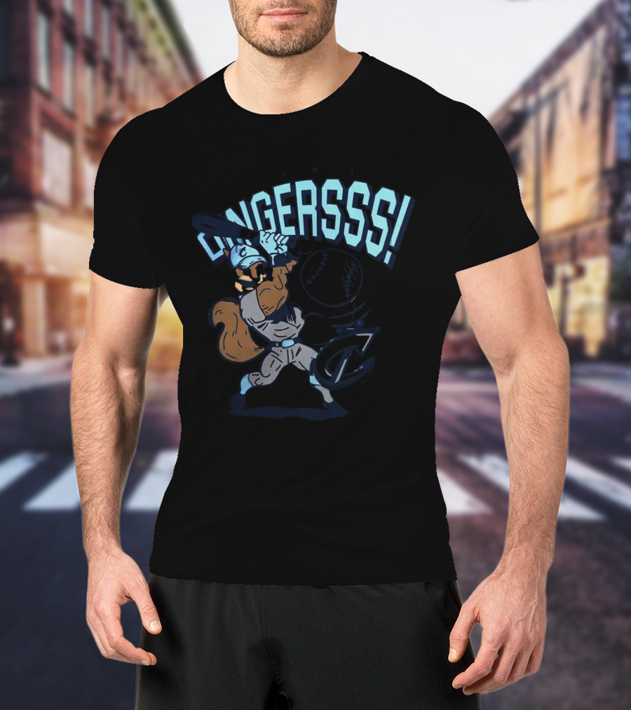 Columbus Clippers Rally Squirrel Dingers Baseball T-Shirt