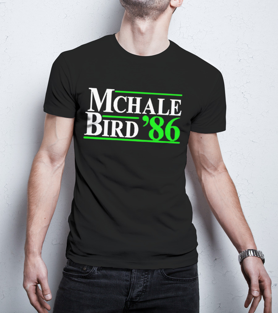 Mchale Bird '86 NBA Boston Celtics Duo T-Shirt