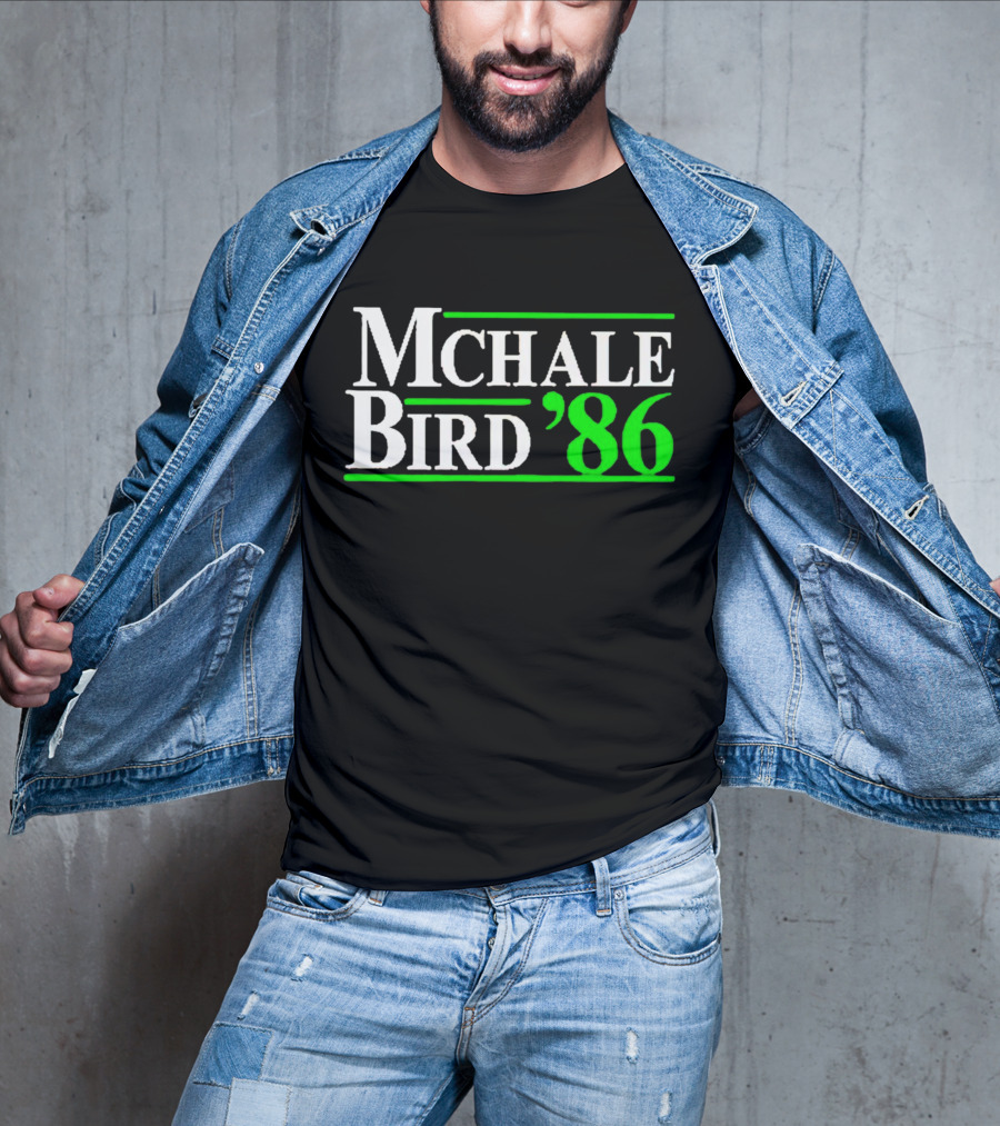 Mchale Bird '86 NBA Boston Celtics Duo T-Shirt