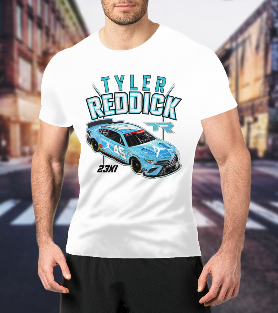Tyler Reddick 23XI Jumpman 45 Car T-Shirt