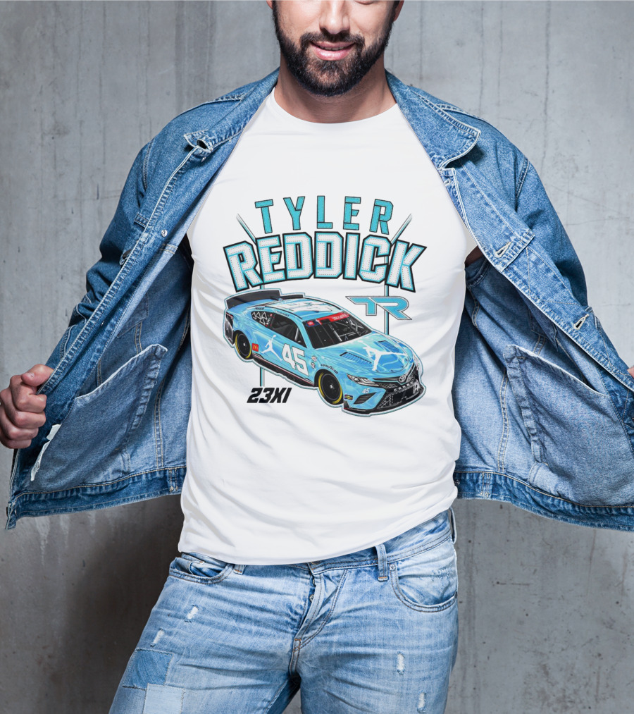Tyler Reddick 23XI Jumpman 45 Car T-Shirt