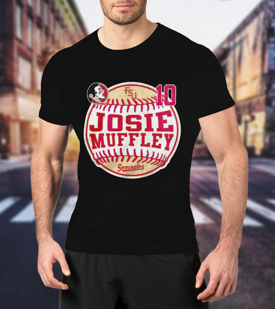 Florida State Seminoles Josie Muffley FSU Softball 10 T-Shirt