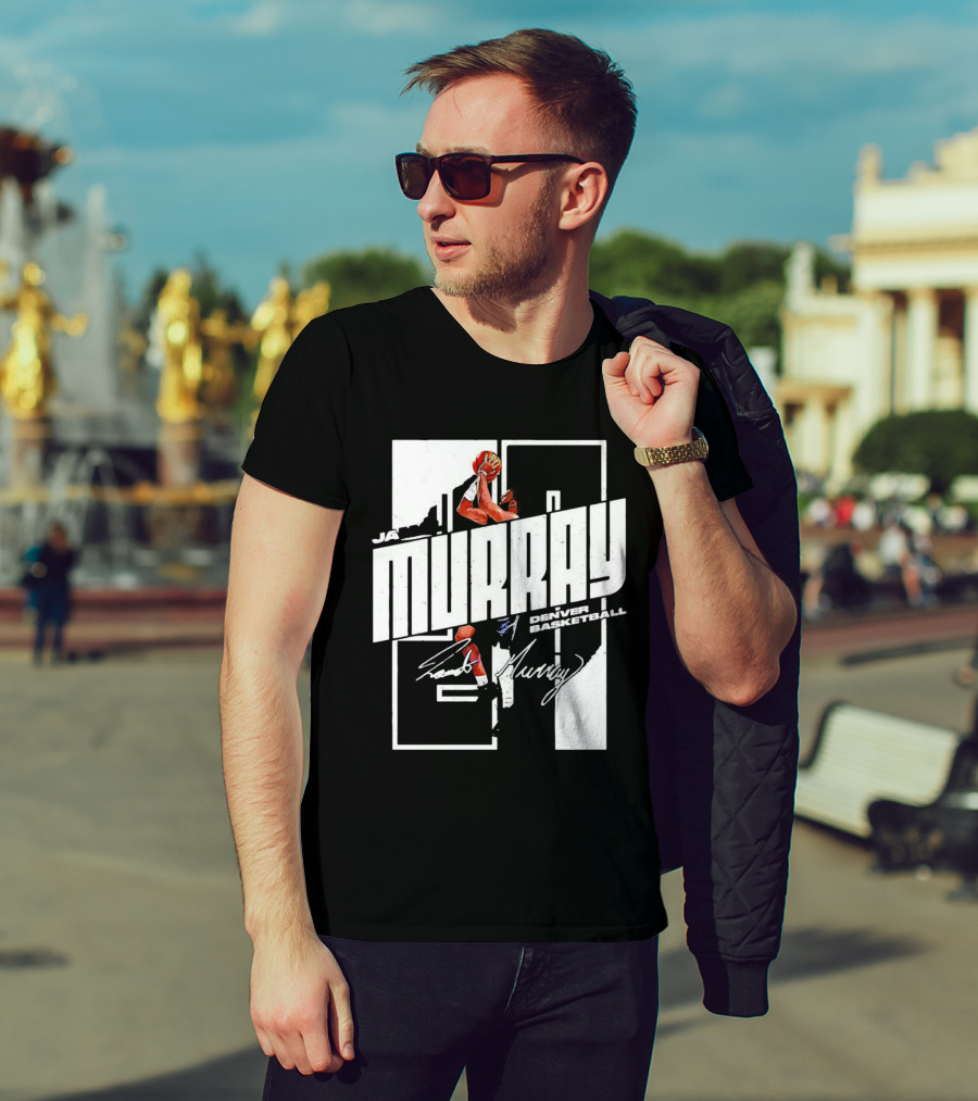 Denver Basketball Jamal Murray Signature NBA Player 27 T-Shirt