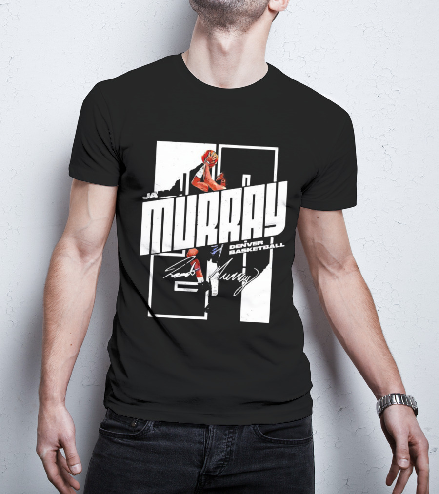 Denver Basketball Jamal Murray Signature NBA Player 27 T-Shirt
