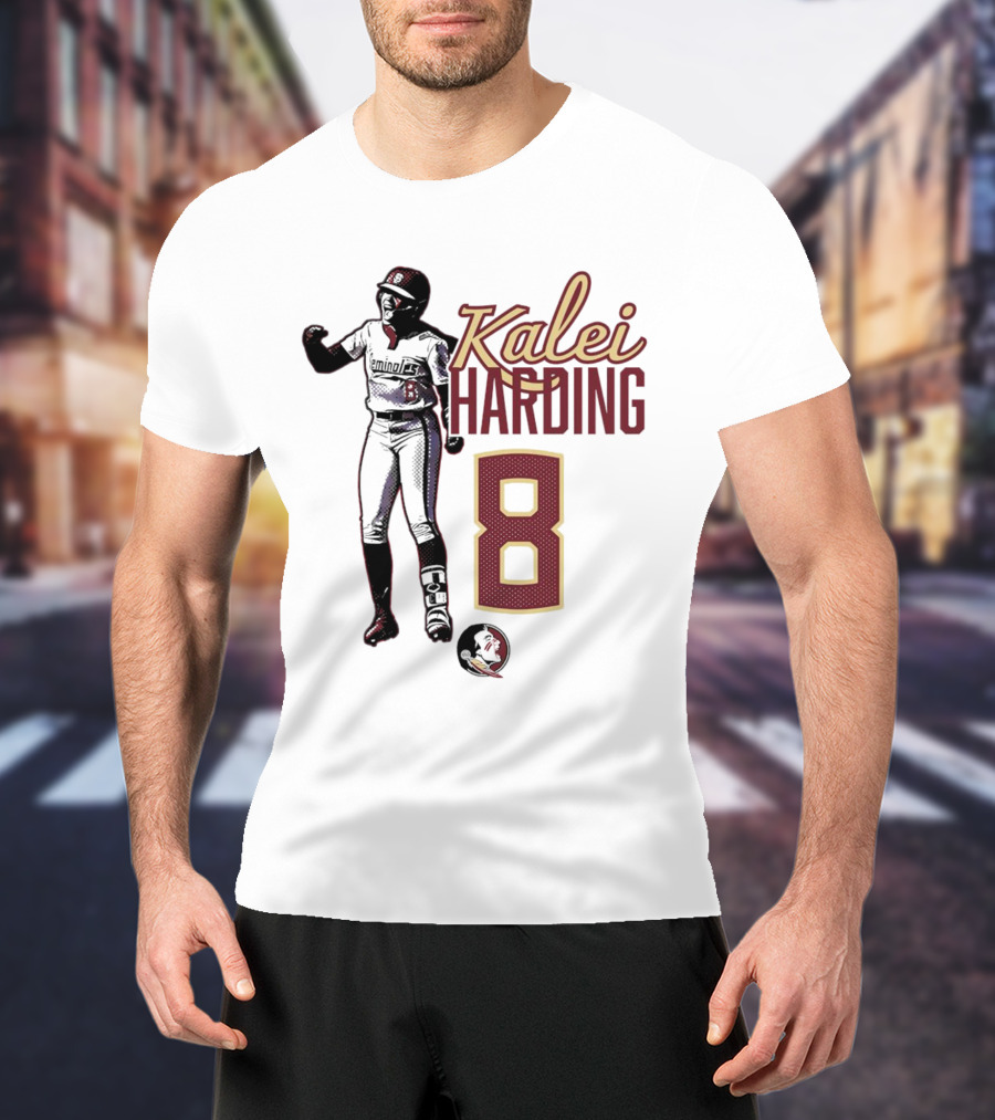 Kalei Harding 8 Florida State Seminoles Player T-Shirt