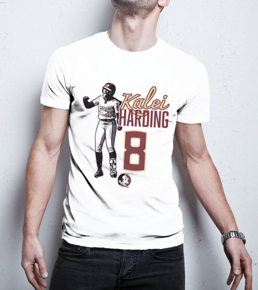 Kalei Harding 8 Florida State Seminoles Player T-Shirt