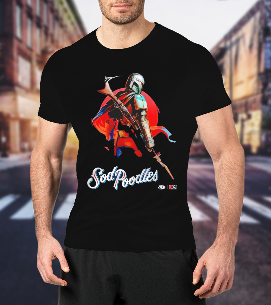 Sod Poodles Star Wars Mandalorian Collaboration T-Shirt