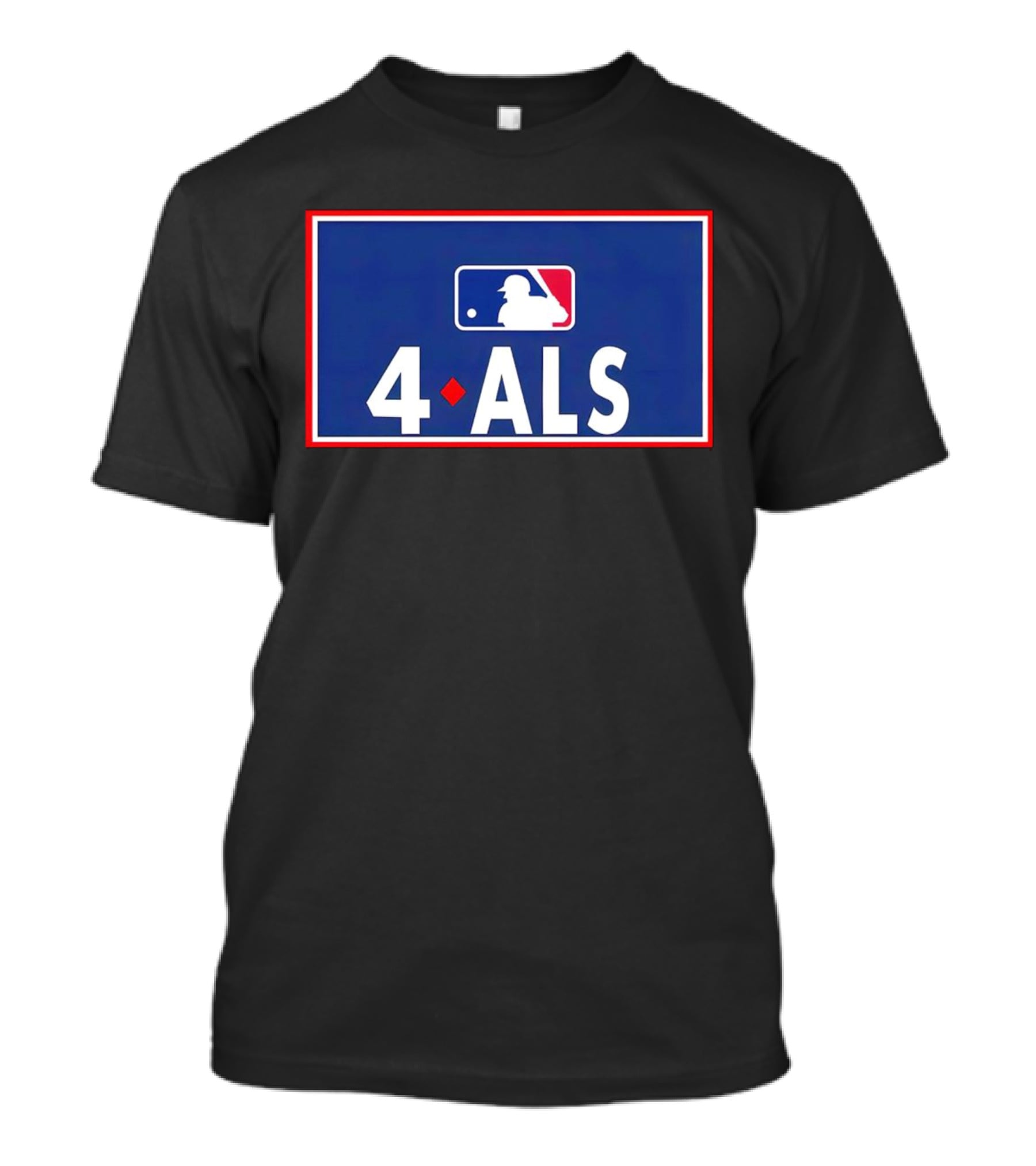 MLB 4 ALS Logo Baseball Diamond T-Shirt