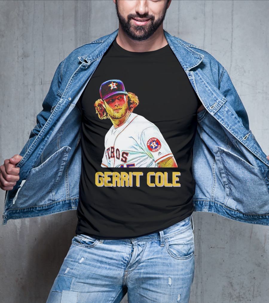 Gerrit Cole Astros Houston Baseball Player T-Shirt