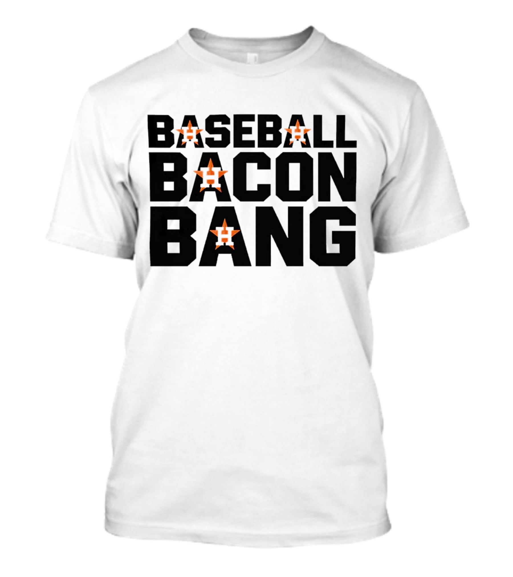 Houston Astros Baseball Bacon Bang T-Shirt