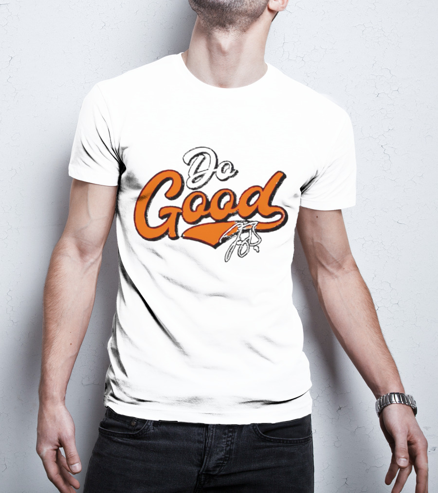 Joe Burrow Do Good Signature Orange Script T-Shirt